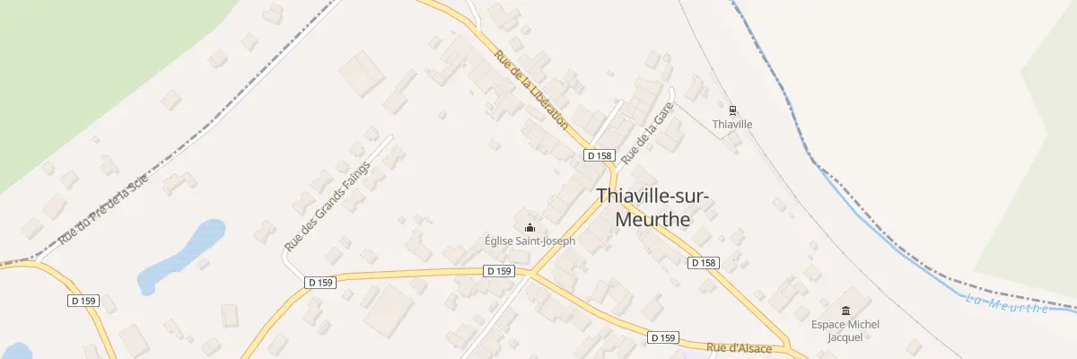 Plan du 3 Rue de la Libération à Thiaville-sur-Meurthe