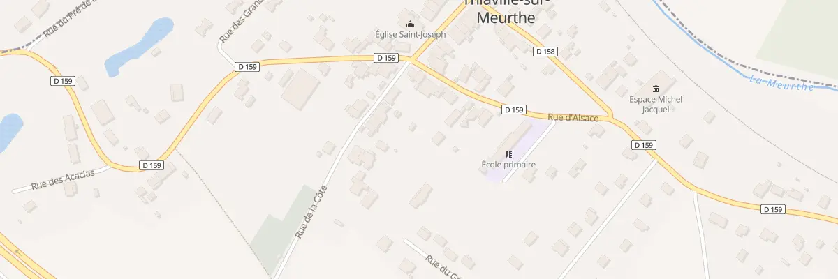 Plan du 8 Rue d’Alsace à Thiaville-sur-Meurthe