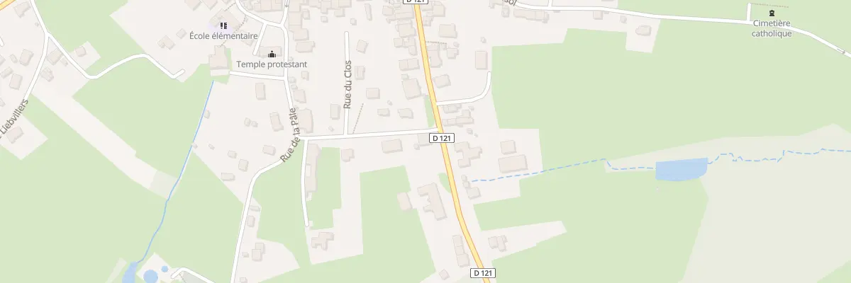 Plan du 24 Rue de St Hippolyte à Montécheroux