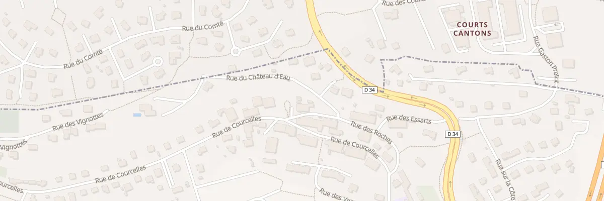 Plan du 1 Rue du Château d’Eau à Arbouans