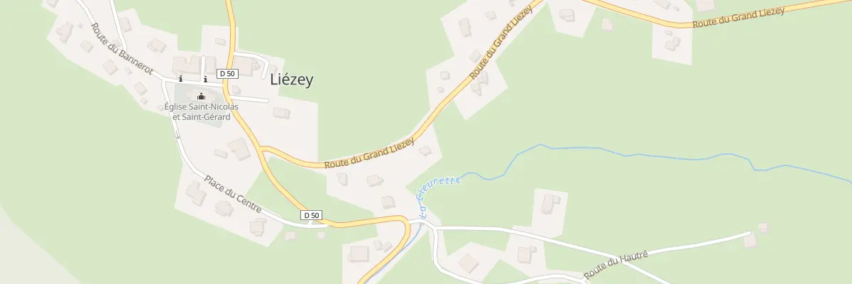 Plan du 6 Rte du Grand Liézey à Liézey