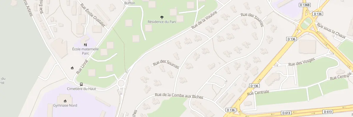 Plan du 7 Rue des Sources à Montbéliard