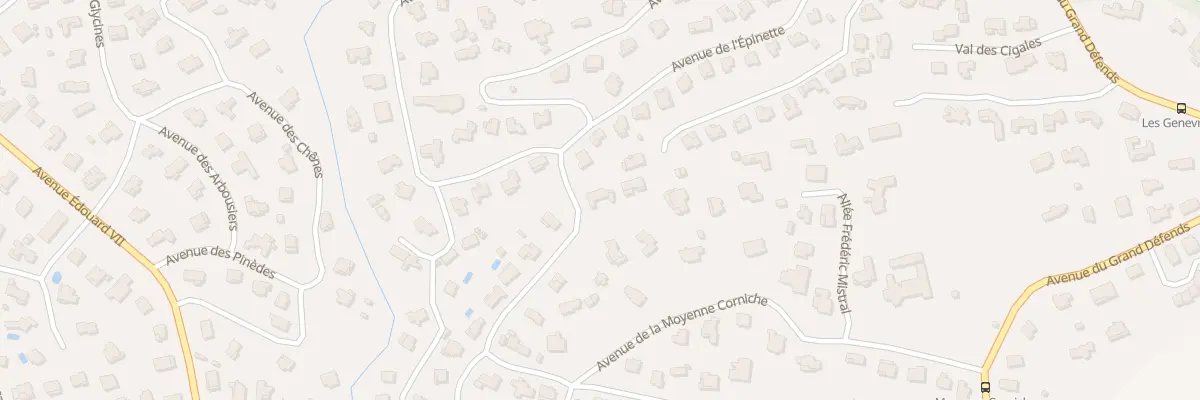 Plan du 208 Av de la Grande Corniche à Saint-Raphaël