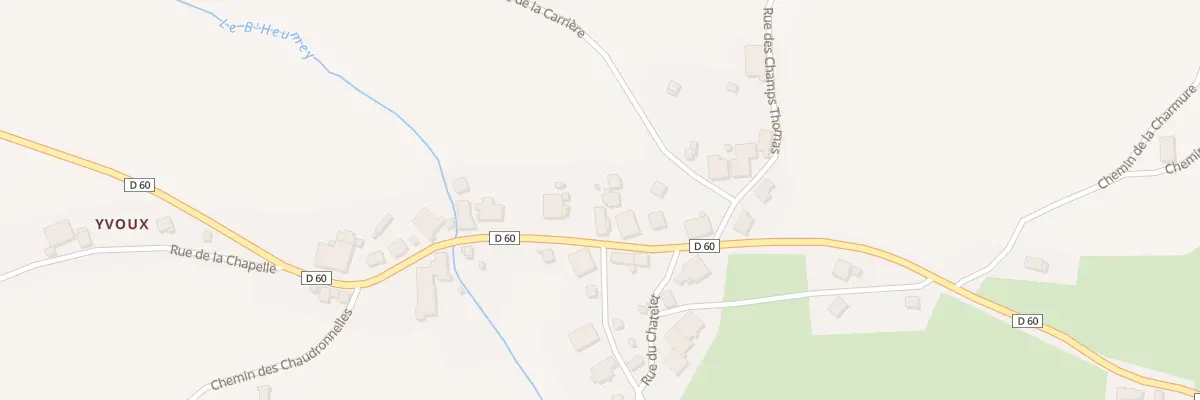 Plan du 257 Grande Rue à La Chapelle-devant-Bruyères