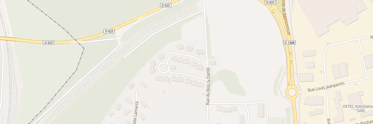Plan du 14 Rue Wilfrid Kilian à Montbéliard