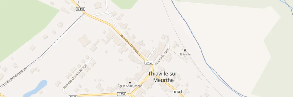 Plan du 2 Rue de la Libération à Thiaville-sur-Meurthe
