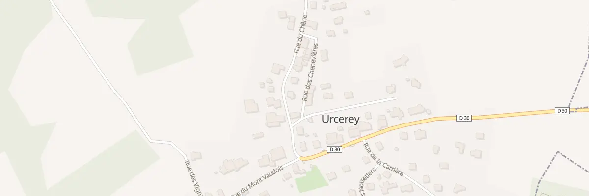 Plan du 6 Rue du Chêne à Urcerey