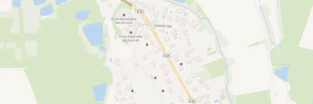 Plan du 17 Rue d’Evette à Évette-Salbert