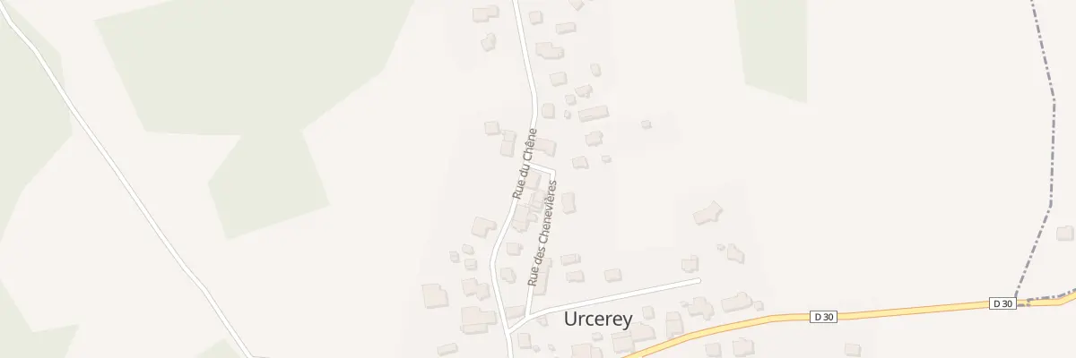 Plan du 16 Rue du Chêne à Urcerey
