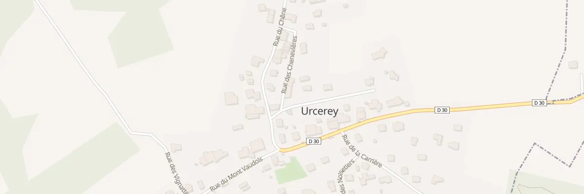 Plan du 2 Rue des Chenevières à Urcerey