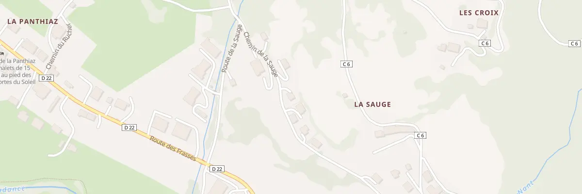Plan du 89 Che de la Sauge à La Chapelle-d’Abondance
