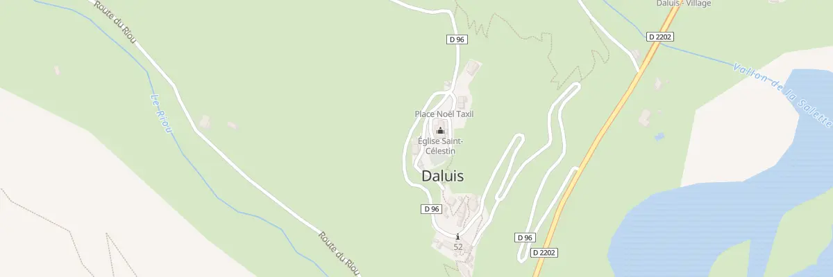 Plan du 5081 Le Village à Daluis