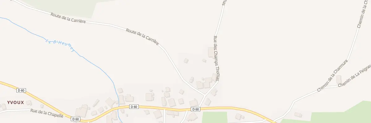 Plan du 1 Rte de la Carrière à La Chapelle-devant-Bruyères