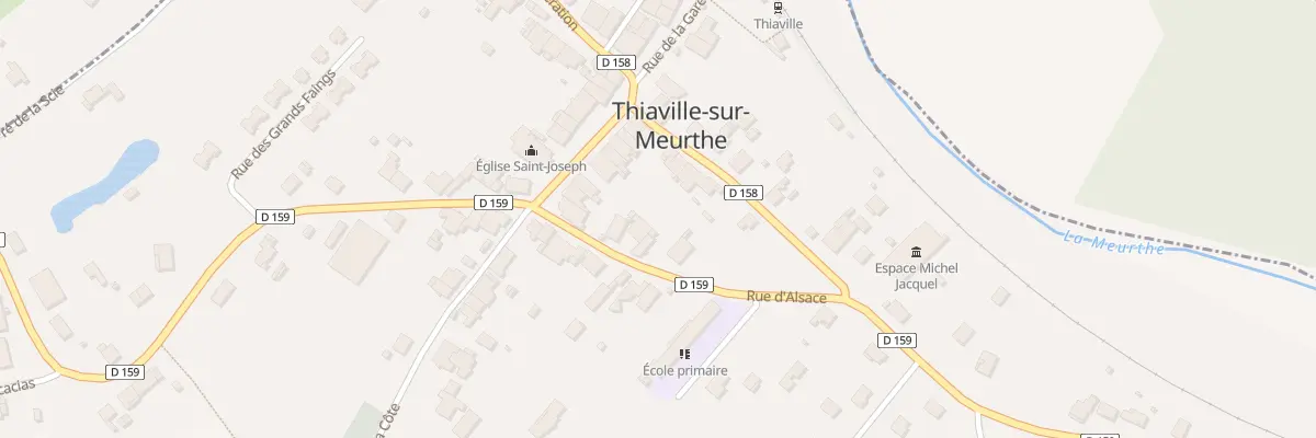Plan du 3 Rue d’Alsace à Thiaville-sur-Meurthe