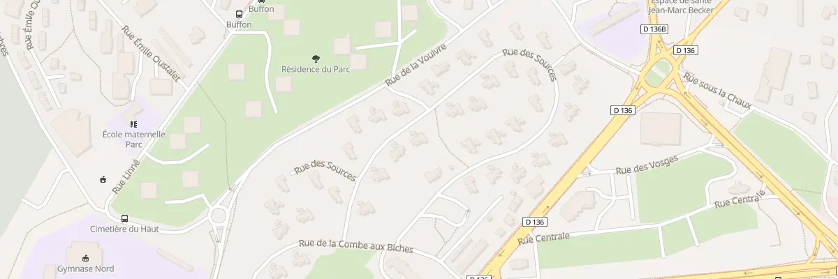 Plan du 8 Rue des Sources à Montbéliard