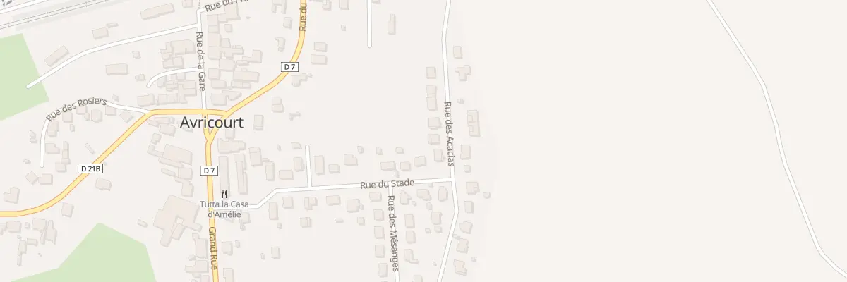 Plan du 9 Rue des Acacias à Avricourt