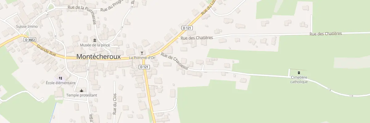 Plan du 3 Rue de Chamesol à Montécheroux