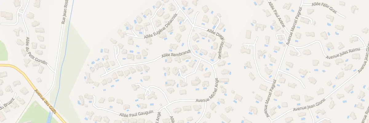 Plan du 471 Av Michel Ange à Saint-Raphaël