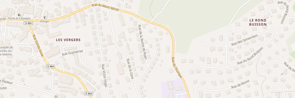 Plan du 5 Rue de la Roche de Ruan à Maîche