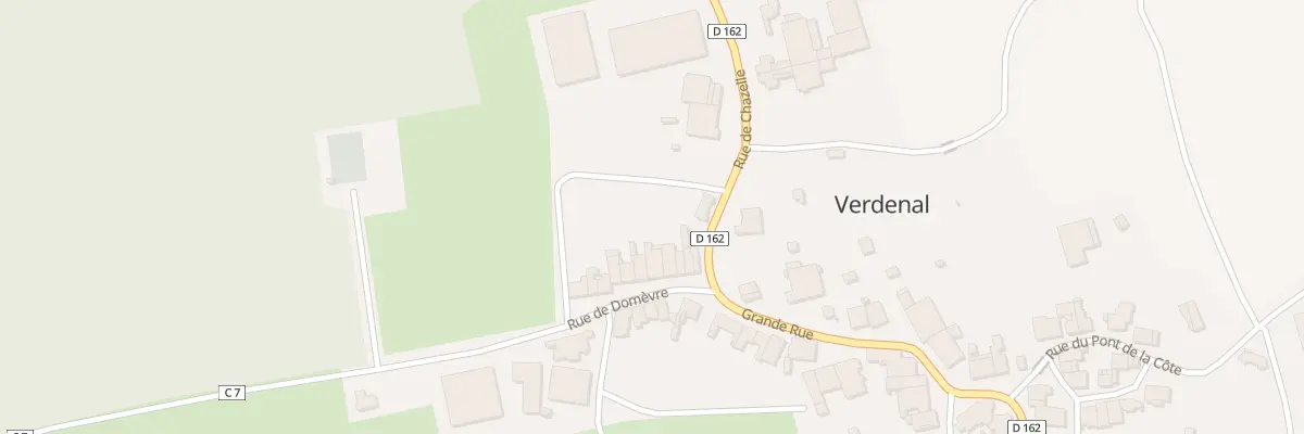 Plan du 38 Rte de Domevre à Verdenal
