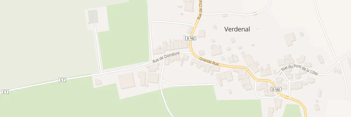 Plan du 39 Rte de Domevre à Verdenal