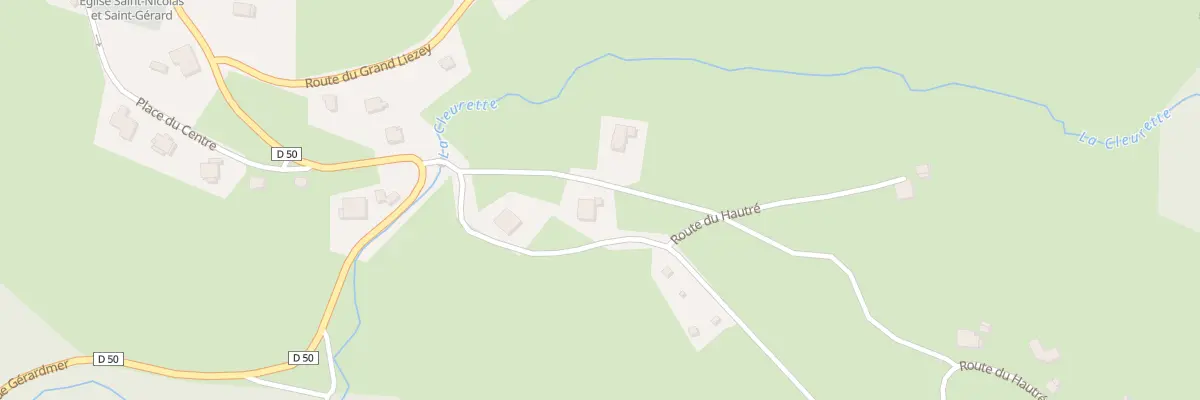 Plan du 1B Rte du Hautré à Liézey