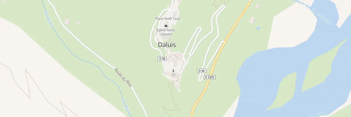 Plan du 5075 Le Village à Daluis