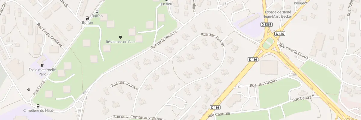 Plan du 10 Rue des Sources à Montbéliard