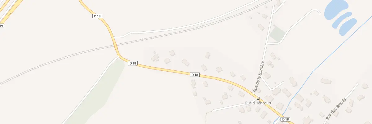 Plan du 20 Rue d’Héricourt à Banvillars