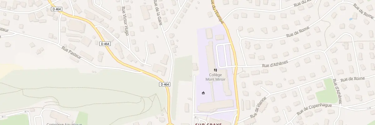 Plan du 2 Rue du Gymnase à Maîche