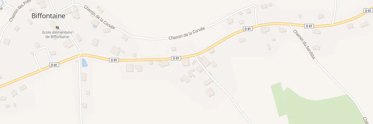 Plan du 6 Le Haut du Parc à Biffontaine