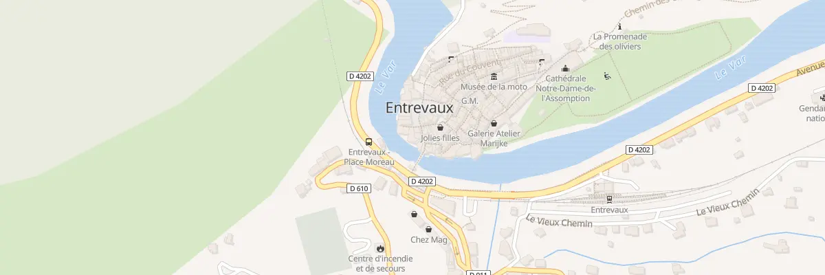 Plan du 7 Pl Saint Martin à Entrevaux