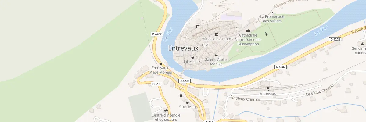 Plan du 10 Mte de la Porte Royale à Entrevaux