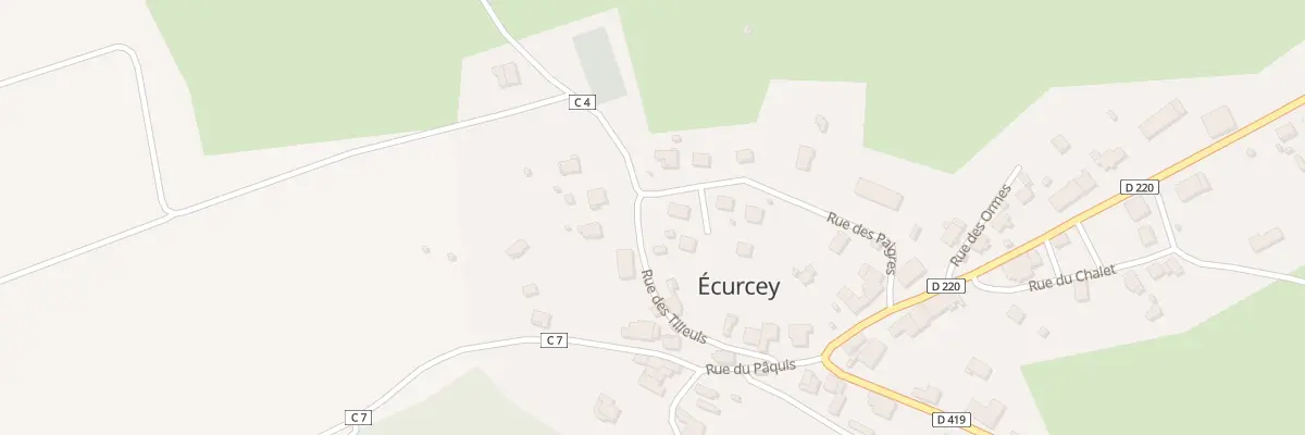 Plan du 5000 Rue des Tilleuls à Écurcey