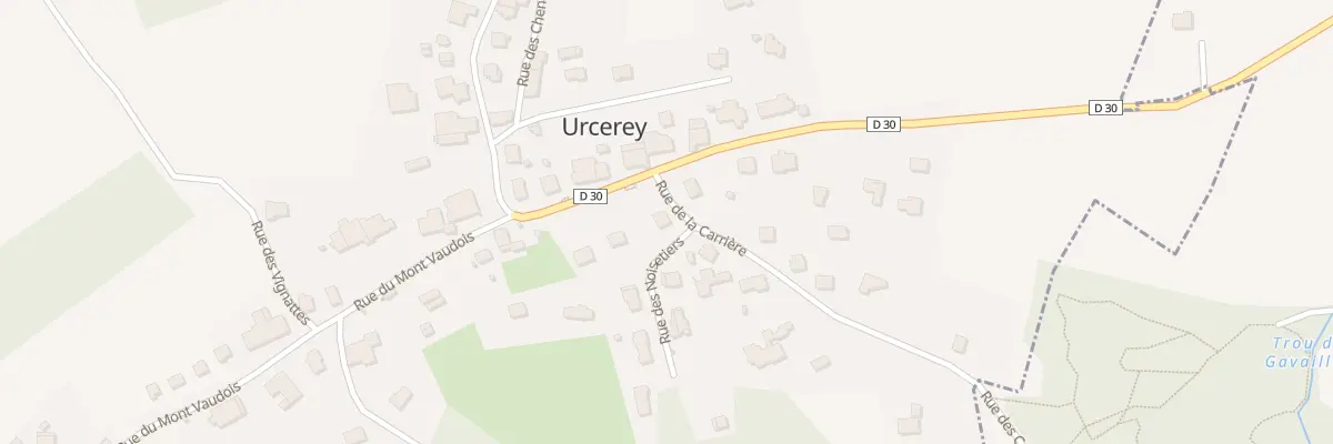 Plan du 2 Rue de la Carrière à Urcerey