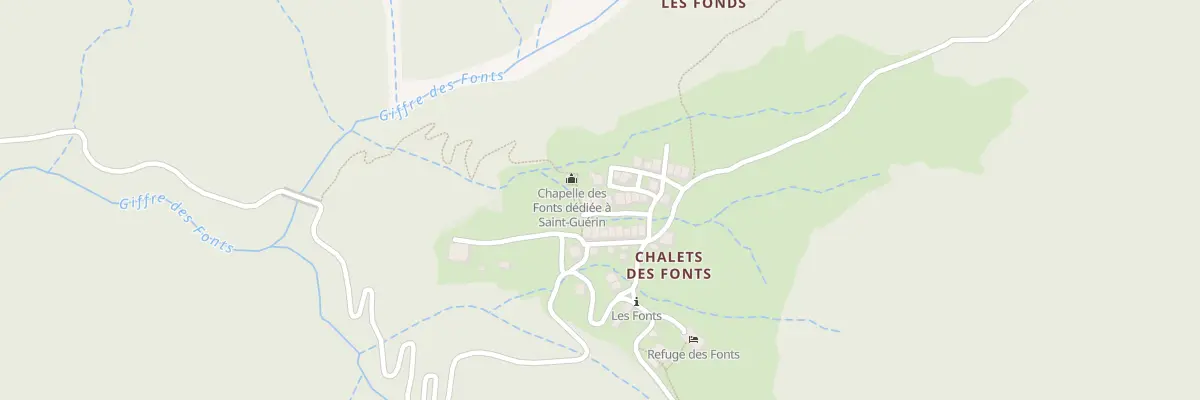 Plan du 5137U Les Fonds à Sixt-Fer-à-Cheval