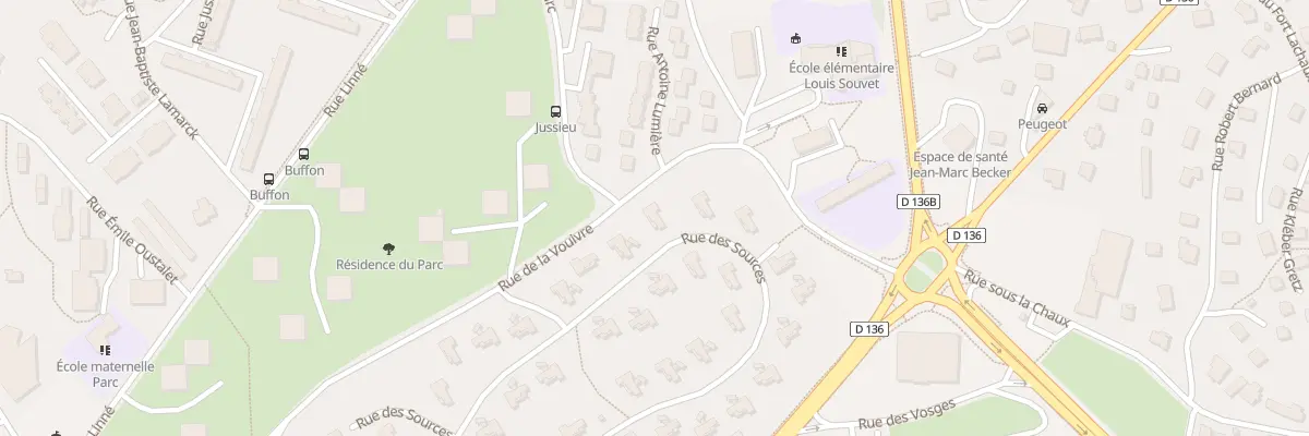 Plan du 21 Rue des Sources à Montbéliard
