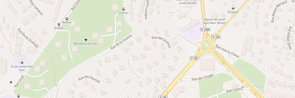 Plan du 14 Rue des Sources à Montbéliard