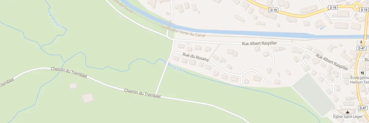 Plan du 4 Rue du Rosaire à Essert