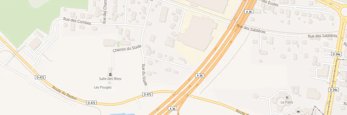 Plan du 7 Rue des Samblenieres à Arbouans