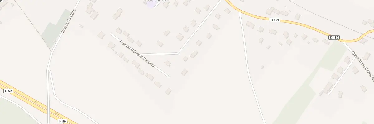 Plan du 13 Rue du General Paradis à Thiaville-sur-Meurthe