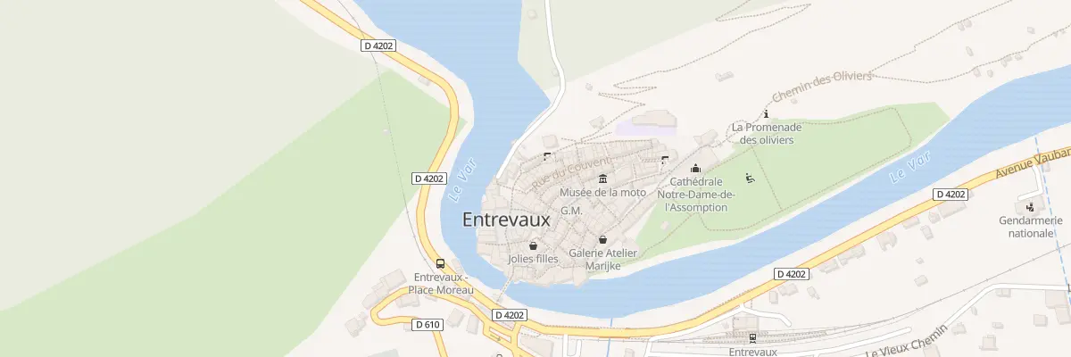 Plan du 31 Rue du Couvent à Entrevaux