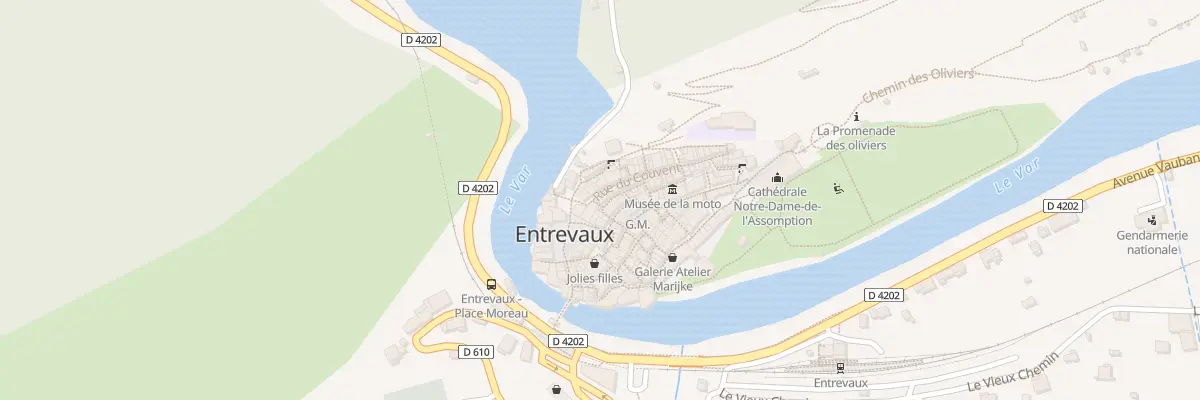 Plan du 26 Rue du Couvent à Entrevaux