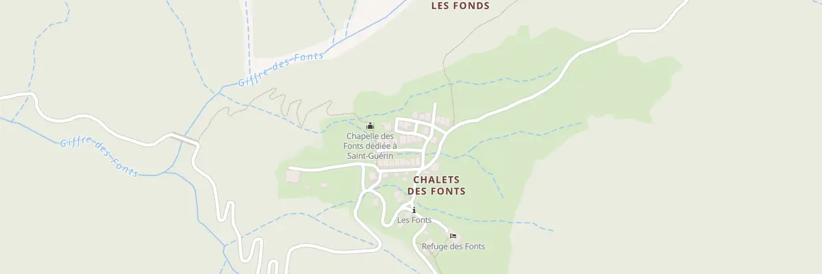 Plan du 5137R Les Fonds à Sixt-Fer-à-Cheval