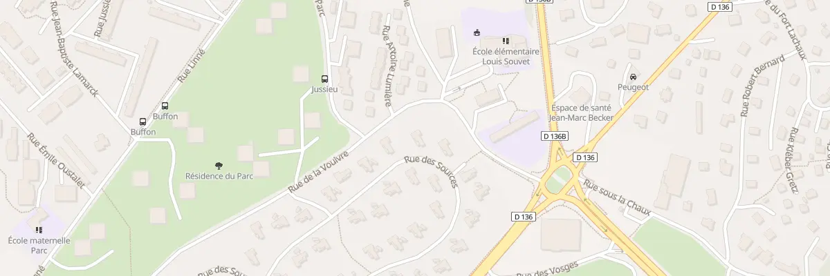 Plan du 23 Rue des Sources à Montbéliard