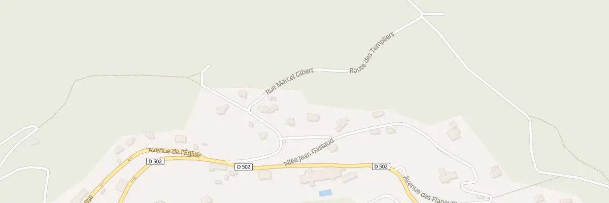 Plan du 33 All de la Casinette à Andon