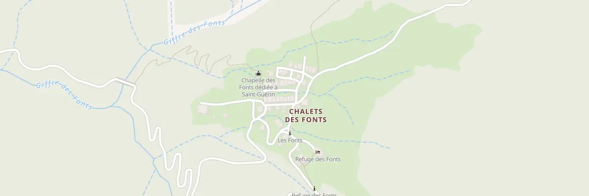 Plan du 5138C Les Fonds à Sixt-Fer-à-Cheval