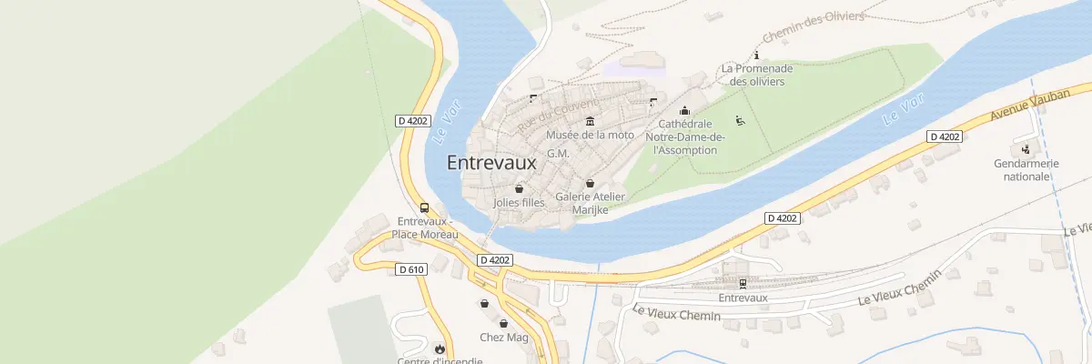 Plan du 56 Rue du Marché à Entrevaux