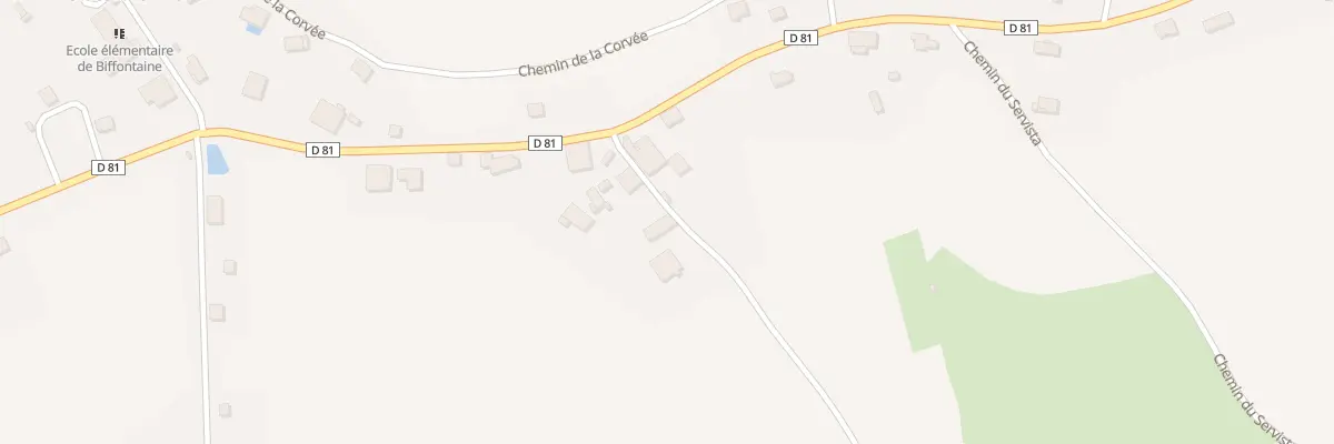 Plan du 68 Le Haut du Parc à Biffontaine