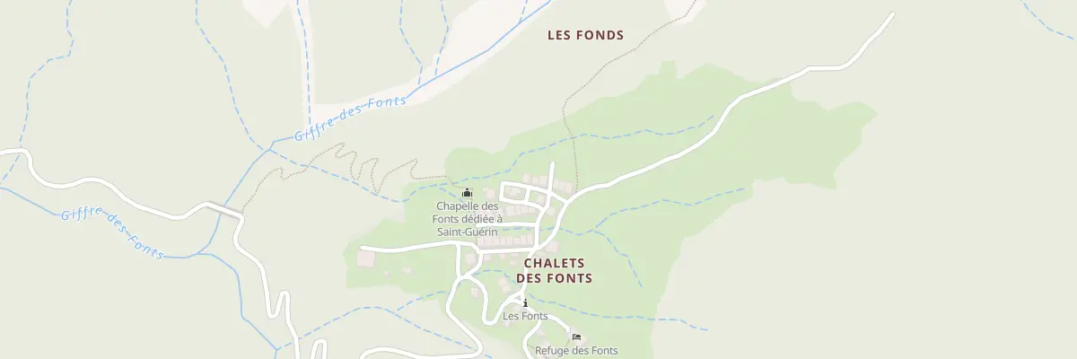 Plan du 5137H Les Fonds à Sixt-Fer-à-Cheval